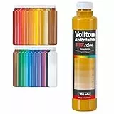 decotric Decolor Abtönfarbe Ocker - 750ml I Dispersionsfarbe für dekorative Anstriche und wasserbasierten Materialien I Hohe Farbkraft & Ergiebigkeit