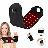 Infrarottherapie Rotlichttherapie, 660nm & 850nm LED Rotlichtlampe Infrarotlampe, Flexibles Tragbares Infrarotlampe Gürtel, Red Light Therapy für Körper, Arm, Handgelenk, Knöchel, Fuß Schmerz