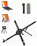 SupeDesk Laptop Ständer tragbar,3-in-1 höhen- und winkelverstellbarer Laptopständer aus leichter Aluminiumlegierung,magnetisch,hochbelüfteter & ergonomischer Laptop Stand für 4-16” Handy/Tablet/Laptop