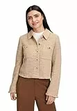 Betty Barclay Damen Blazer-Jacke Langarm 42, Beige