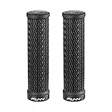 Funn Holeshot Mountainbike-Griffe mit Einzelklemmung, Innendurchmesser von 22 mm, Griffenden aus gehärtetem Material (Schwarz)