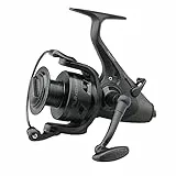 DAM Quick 4, Angelrolle, Spinnrollen, Allround-Fischen, Hochgeschwindigkeitsrolle für reibungslose und kraftvolle Leistung, Unisex, Schwarz, 8000