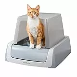 PetSafe ScoopFree Selbstreinigende Katzentoilette mit Haube, Zweite Generation - Automatischer Rechen, Privatsphäre, Gesundheitsmonitor