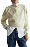 United Colors of Benetton Maglia G/C M/L 3mtzd10b6 Kapuzenpullover, Beige, M, Damen