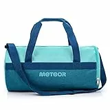 meteor Sporttasche Kinder 25L runde Tasche Gym Tasche Herren schwimmtasche Reisetasche Urlaubstasche klein Fitnesstasche Kindertaschen Schule-Taschen turntasche Jungen