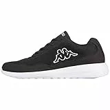 Kappa Unisex Follow Xl Sneaker, Schwarz Black White 1110, 41 EU