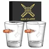 LKKCHER NOVELTY Personalisierte Glas-Schnapsgläser, 60 ml, 2er-Set mit Geschenkbox, für Tequila, Wodka, Espresso & Desserts, Langlebige und Wiederverwendbare Schnapsgläser für Zuhause, Bars & Party