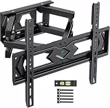 PERLESMITH TV Wandhalterung, Schwenkbare Neigbare TV Halterung für 26-70 Zoll Flach & Curved Fernseher oder Monitor bis zu 45kg, Wandhalterung Fernseher max.VESA 400x400mm
