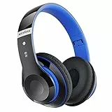 Lankey Sound Bluetooth Kopfhörer, Bluetooth Kopfhörer Over-Ear mit 6 EQ Modi, 65 Std Kabellose Kopfhörer mit Eingebautem HD-Mikrofon, FM, SD/TF für Outdoor, Transport, Reisen, Studium