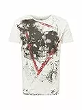 KEY LARGO Herren Hype Round T-Shirt, Offwhite (1001), L