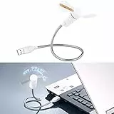 PEARL LED Ventilator: USB-Ventilator mit 8 programmierbaren Laufschriften, je 26 Zeichen (USB LED programmieren, programmierbar, Programmierbarer Laufschrift)