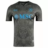 smart millenials SRL SSC Napoli Third, EA7 offizielles Produkt, Fußballtrikot für Erwachsene 2024/2025 - L, Third, Large