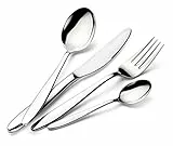 Lagostina 14425650524 Luisa Besteck-Set 24 teilig, Edelstahl
