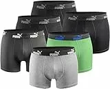 PUMA Herren Boxershort Limited Statement Edition 6er Pack - Black-Green-Grey New - Gr. XL