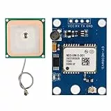 APKLVSR GPS Modul,GPS GPS6MV2 Modul mit Antennen-Flugsteuerung,GPS Positionsmodul MWC IMU APM2 für Arduino