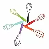 Cabilock 6er Set Mini Schneebesen Einfacher Schneebesen Schnurrhaare Zum Basteln Schneebesen Zum Kochen Aus Silikon Schneebesen Aus Metall Schneebesen Edelstahl Ei -schneebesen Kieselgel