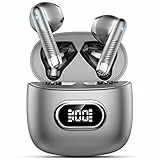 Bluetooth Kopfhörer in Ear, 2022 Kopfhörer Kabellos Bluetooth 5.1 mit CVC8.0 HD Mic, 32Hrs std Spielzeit, IP7 Wasserdicht, Dual LED Digitalanzeige Bluetooth Ohrhörer, USB-C