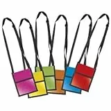 VELOFLEX 6 x Brustbeutel Velocolor aus Polyester Sortiert VE=6 Stück