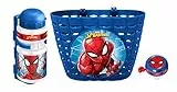 STAMP - KORB + TRINKFLASCHE + KLINGEL - SPIDERMAN, Blau