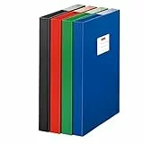 Herlitz Heftbox/DIN A4 / aus Pappe/Farbe: blau