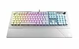 Roccat, usb 2.0, Vulcan 122 - Mechanische Gaming Tastatur, AIMO LED Einzeltastenbeleuchtung, Titan Switches, Aluminiumoberfläche, Multimedia-Tasten, Handballenauflage, Tactile Switch, weiß