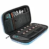 TiMOVO Tasche für Switch 2, Harte Tragetasche Hülle Case Kompatibel mit Nintendo Switch 2 Konsole und Zubehör, Schutzhülle Speichert 10 Spielkarten, mit Netztasche,Verträumter Nebel