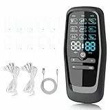 AVCXEC Tens Gerät Schmerztherapie mit 10 Patches, Hat 9 Massagemodi, Perioden Simulator für Männer, Wehen Simulator für Männer, Periodensimulator für Muskelaufbau Schmerzlinderung Muskelumschulung