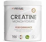 ProFuel Creatin Monohydrat Pulver 500g - Kreatin Monohydrat in mikronisierter Qualität - Creatine-Monohydrate optimal hochdosiert - reines Creatin-Pulver ohne Zusätze, 100 vegan - für 146 Anwendung