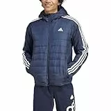 adidas Herren Essentials 3-Stripes Insulated Hooded Hybrid Jacket Jacke, Legend Ink, M