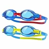 Findway Schwimmbrille Kinder,Schwimmbrille für Kinder Jungen Mädchen Junior, UV-Schutz Anti Nebel für Alter 3-12 Jahre