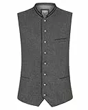 Stockerpoint Herren Trachtenweste Fabricio I Größen 46-60 I Traditionelle & hochwertige Weste mit verstellbarem Riegel I Perfekt für Trachten & Festlichkeiten