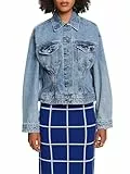 ESPRIT Damen 034ee1g312 Jacke, 903/Blue Light Wash, M