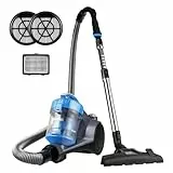 EUREKA Tasche, Leichter Staubsauger für Teppiche und Hartböden, mit Filter, Blau