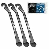 WATSABRO Reifenheber Fahrrad,3 Stück Metall Reifenheber fur Fahrrad Reifenwechsel Werkzeug,Fahrrad Werkzeug,Fahrrad Reifenheber,schwarz