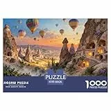 Türkische Kappadokien Ballon Dawn Hölzerne Puzzles Wasserfest 1000 Teile DIY- Puzzle Geschenke Für Erwachsene Unmöglichzur Heimdekoration