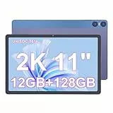 C idea Android 13-Tablet, 11-Zoll-Tablet mit 2K großem Bildschirm, 12 GB RAM + 128 GB ROM (1 TB TF), Google-Zertifiziert, 5G WLAN, 8000 mAh langlebiger Akku, 2024