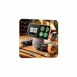 LISEN 3 in 1 Ladestation Apple,【25W & Qi2.2 Schnellladen】 Faltbares Design, Gute Kühlleistung, Laden Mehrerer Geräte, Magsafe Ladegerät für iPhone 17 Pro Max/16/15, AirPods, Mit 45W Ladekopf