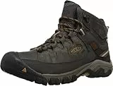KEEN Herren Targhee 3 Mid Waterproof Wanderstiefel, Black Olive/GOLDEN Brown, 45 EU