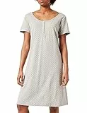 ESPRIT Maternity Damen Dress Nursing Short Sleeve Allover Print Nachthemd, Light Grey melange-45, XS