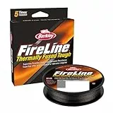 Berkley FireLine® Fused Original - 8-Strand Superline, Ultra-zähe & Abriebfeste geflochtene Angelschnur für überragendes Feingefühl und geschmeidige Würfe, Crystal, 0,10 mm, 6,2 kg, 328 yd|300m