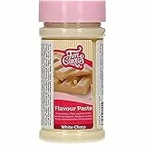 FunCakes Geschmackpaste Weiße Schoko: Lebensmittelaroma, großartiger Geschmack, perfekt zum Dekorieren von Kuchen, geeignet für Teig und Füllungen. 100 g.