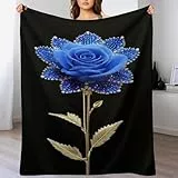 AAPZY Decke Rose Decke Flauschige Decke Wohndecke Dicke Sofadecke Couchdecke Weiche Fleecedecke Flannel Sofaüberwurf Tagesdecke Für Bett/Sofa (130×150cm)