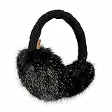 Barts Damen Plush Earmuffs Fäustlinge, Schwarz (BLACK 0001), One size (Herstellergröße: UNI)