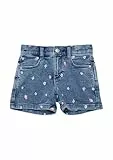 s.Oliver Jeans-Shorts/Super High Rise/Wide Leg/All-Over-Stickerei blau 122/SLIM