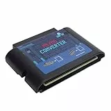 Annadue Spielkartenkonverter für Mega Drive, Genesis und Master System, Schwarz, Kompatibel mit 5, 3, 2 Spielkarten