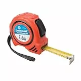Silverline 682372 Rollbandmaß mit automatischer Rücklaufsperre 7,5 m x 25 mm