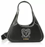 Love Moschino Damen Schultertasche, Schwarz Schultertasche, Schwarz