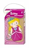 Mammut Spiel & Geschenk MAMMUT 160006 - Nähset, Fantasiemotiv, Prinzessin, Komplettset mit vorgestanzten Filzstoffen, Füllwatte, Garn, Nadel, Zubehör und Anleitung, Bastelset für Kinder ab 6 Jahre