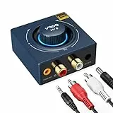 YMOO B06T3+ LDAC Bluetooth Empfänger für Stereoanlage, HiFi Audio Adapter mit aptX Low Latency (