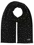 FRAAS Cashmink Stola für Damen | 70 x 180 cm | Mit Strass-Steinchen | Herrlich weich | Für festliche Anlässe Caviar